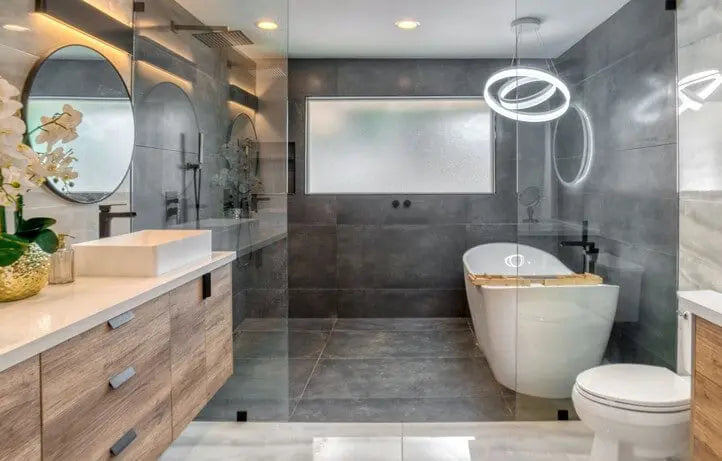 Modern Freestanding Bathtub store Shower