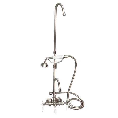 Barclay Products - Tub/Shower Converto Unit – Handheld Shower, Riser for Cast Iron Tub - 4023-PL