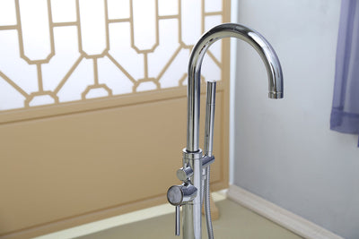 Barclay Products Elora Freestanding Tub Filler with Handshower