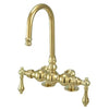 Kingston Brass CC91T Vintage 3-3/8" Deck Mount Tub Filler