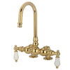 Kingston Brass CC93T Vintage 3-3/8" Deck Mount Tub Filler