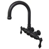 Kingston Brass CC3001T Vintage 3-3/8" Wall Mount Tub Filler