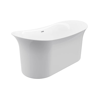 A & E Bath and Shower Axel 68" Premium Acrylic Oval Freestanding Bathtub A & E Bath and Shower