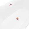 A & E Bath and Shower Axel 68" Premium Acrylic Oval Freestanding Bathtub A & E Bath and Shower