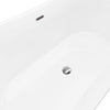 A & E Bath and Shower Axel 68" Premium Acrylic Oval Freestanding Bathtub A & E Bath and Shower