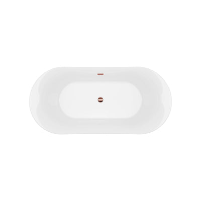 A & E Bath and Shower Axel 68" Premium Acrylic Oval Freestanding Bathtub A & E Bath and Shower