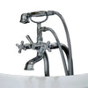A & E Bath and Shower Dorya Acrylic 69" Premium All-in-One Clawfoot Freestanding Tub Kit