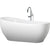 A & E Bath and Shower Oslo Acrylic 71" Premium All-in-One Oval Freestanding Tub Package