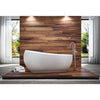 A & E Bath and Shower Oslo Acrylic 71" Premium All-in-One Oval Freestanding Tub Package