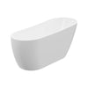 A & E Bath and Shower Riviera 59" Premium Oval Freestanding Bathtub A & E Bath and Shower