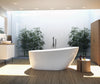 A & E Bath and Shower Riviera 59" Premium Oval Freestanding Bathtub A & E Bath and Shower