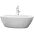A & E Bath and Shower Sequana Acrylic 71" Premium All-in-One Oval Freestanding Tub Kit