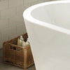 A & E Bath and Shower Una Acrylic 71" Premium Oval Freestanding Tub A & E Bath and Shower