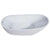 ALFI brand AB8826 68 Inch White Oval Acrylic Free Standing Soaking Bathtub