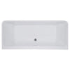 ALFI brand AB8859 67 Inch White Rectangular Acrylic Free Standing Soaking Bathtub Alfi Trade Inc