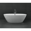 ANZZI Adze Series FT-AZ107 5.9 ft. Freestanding Bathtub in White