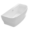 ANZZI Bank Series FT-AZ112 5.41 ft. Freestanding Bathtub in White