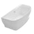 ANZZI Bank Series FT-AZ112 5.41 ft. Freestanding Bathtub in White