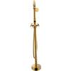 ANZZI Bridal Series FS-AZ0061RG 3-Handle Claw Foot Tub Faucet with Hand Shower in Gold