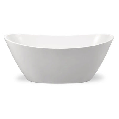 ANZZI Cross Series FT-AZ110 5.58 ft. Freestanding Bathtub in White