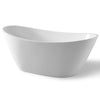 ANZZI Cross Series FT-AZ110 5.58 ft. Freestanding Bathtub in White