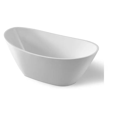 ANZZI Cross Series FT-AZ110 5.58 ft. Freestanding Bathtub in White