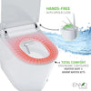 ANZZI ENVO Echo Elongated 1.28 GPF Smart Bidet Toilet in White with Auto Open, Auto Close, Auto Flush, and Heated Seat SW Corp