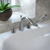 ANZZI Fawn Series FR-AZ074 2-Handle Deck-Mount Roman Tub Faucet with Handheld Sprayer in Polished Chrome