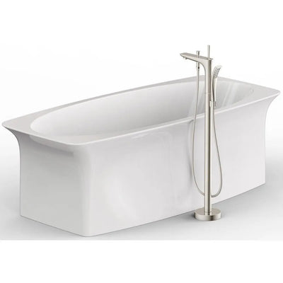 ANZZI Kase Series FS-AZ0029 1-Handle Freestanding Claw Foot Tub Faucet with Hand Shower