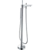 ANZZI Kase Series FS-AZ0029 1-Handle Freestanding Claw Foot Tub Faucet with Hand Shower