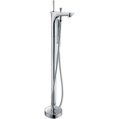 ANZZI Kase Series FS-AZ0029 1-Handle Freestanding Claw Foot Tub Faucet with Hand Shower