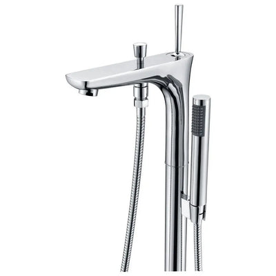 ANZZI Kase Series FS-AZ0029 1-Handle Freestanding Claw Foot Tub Faucet with Hand Shower