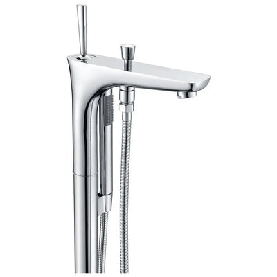 ANZZI Kase Series FS-AZ0029 1-Handle Freestanding Claw Foot Tub Faucet with Hand Shower