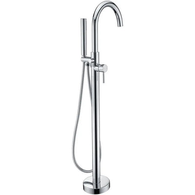 ANZZI Kros Series FS-AZ0025 2-Handle Freestanding Claw Foot Tub Faucet with Hand Shower