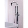 ANZZI Kros Series FS-AZ0025 2-Handle Freestanding Claw Foot Tub Faucet with Hand Shower