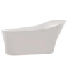 ANZZI Maple Series FT-AZ092 5.58 ft. Freestanding Bathtub in White