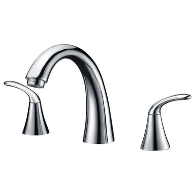 ANZZI Note Series FR-AZ073 2-Handle Deck-Mount Roman Tub Faucet in Polished Chrome SW Corp