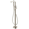 ANZZI Sens Series FS-AZ0026 2-Handle Freestanding Claw Foot Tub Faucet with Hand Shower