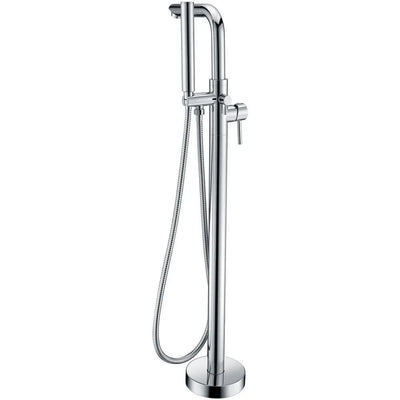 ANZZI Sens Series FS-AZ0026 2-Handle Freestanding Claw Foot Tub Faucet with Hand Shower