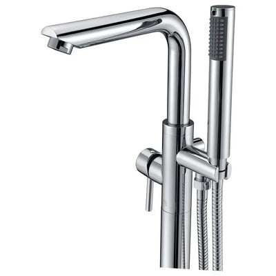 ANZZI Sens Series FS-AZ0026 2-Handle Freestanding Claw Foot Tub Faucet with Hand Shower