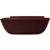 ANZZI Vida Series 5.2 ft. Man-Made Stone Center Drain Freestanding Bathtub