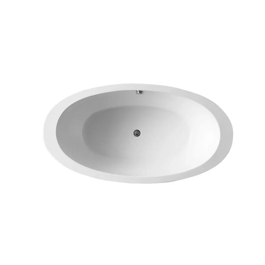 ANZZI Yield Series FT-AZ111 5.58 ft. Freestanding Bathtub in White
