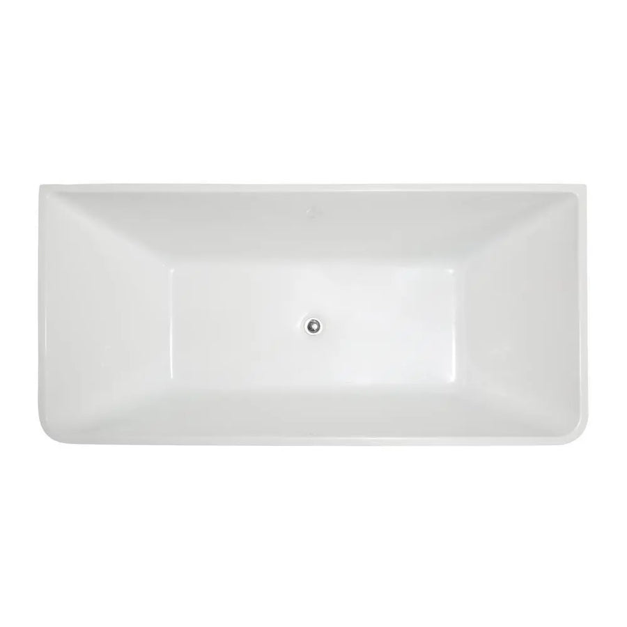 ANZZI Zenith Series FT-AZ099 5.58 ft. Freestanding Bathtub in White