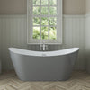 Barclay Nairobi 67" Acrylic Double Slipper Tub Light Grey ATDSN67MIG Barclay Products