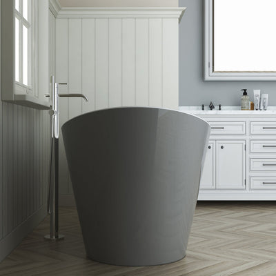 Barclay Nairobi 67" Acrylic Double Slipper Tub Light Grey ATDSN67MIG Barclay Products