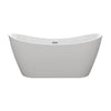 Barclay Nairobi 67" Acrylic Double Slipper Tub White ATDSN67MIG Barclay Products