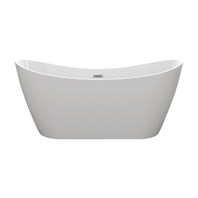 Barclay Nairobi 67" Acrylic Double Slipper Tub White ATDSN67MIG Barclay Products