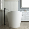 Barclay Nairobi 67" Acrylic Double Slipper Tub White ATDSN67MIG Barclay Products