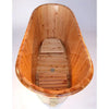Alfi Brand AB1105 63", Premium Freestanding Cedar Wooden Bathtub