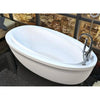 Atlantis Whirlpools Breeze 71 x 38 Oval Freestanding Bathtub